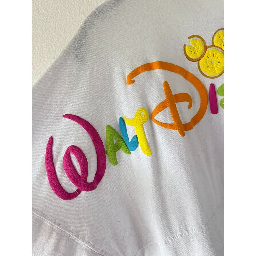 WALT DISNEY SPIRIT JERSEY Unisex World Lemon  Disney Parks Citrus Size Small - Picture 4 of 14